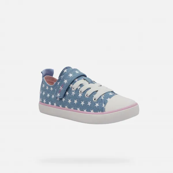 Blue Girls Sneakers Geox Gisli - Girls