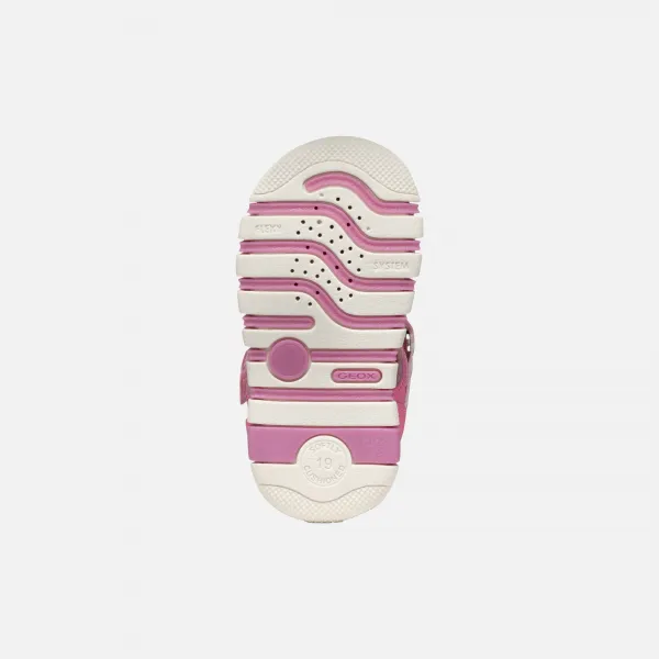 Girls First Steps Geox Iupidoo Pink - Girls