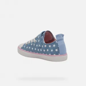 Blue Girls Sneakers Geox Gisli - Girls