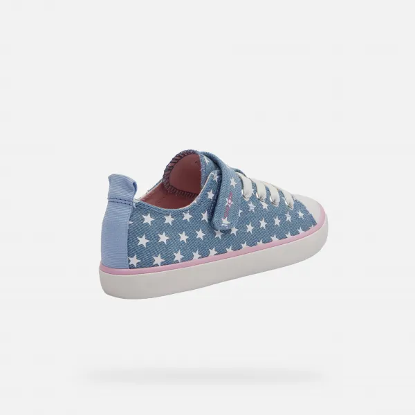 Blue Girls Sneakers Geox Gisli - Girls