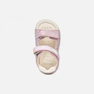 Girls First Steps Geox Macchia Pink - Girls