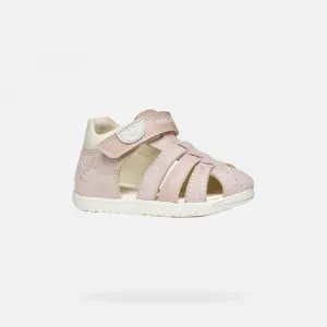 Girls First Steps Geox Macchia Pink - Girls