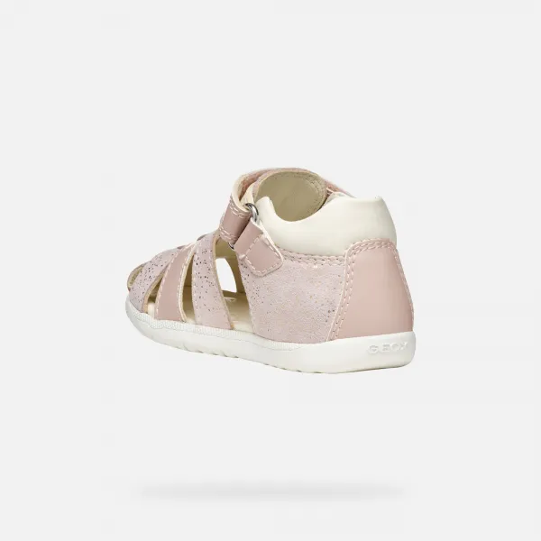 Girls First Steps Geox Macchia Pink - Girls