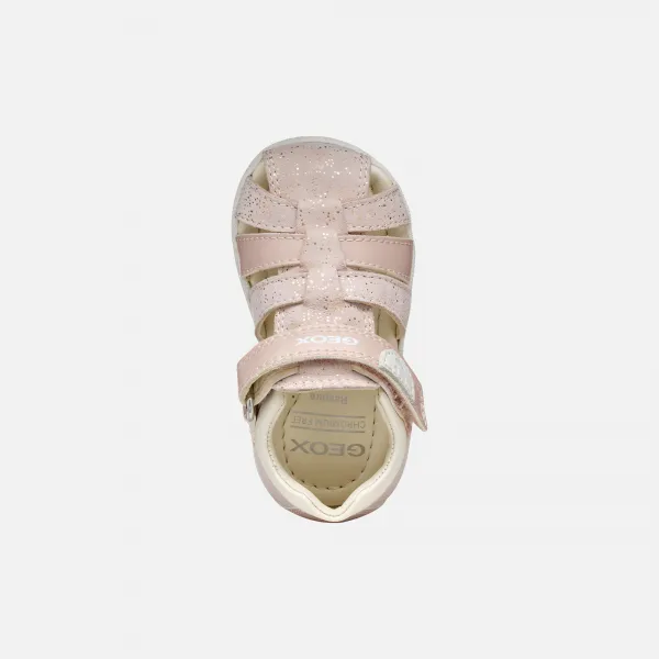 Girls First Steps Geox Macchia Pink - Girls