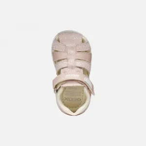 Girls First Steps Geox Macchia Pink - Girls
