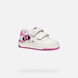 White Girls Geox Washiba Sneakers - Girls