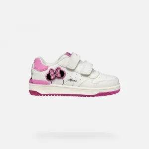 White Girls Geox Washiba Sneakers - Girls