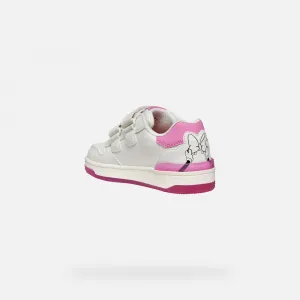 White Girls Geox Washiba Sneakers - Girls