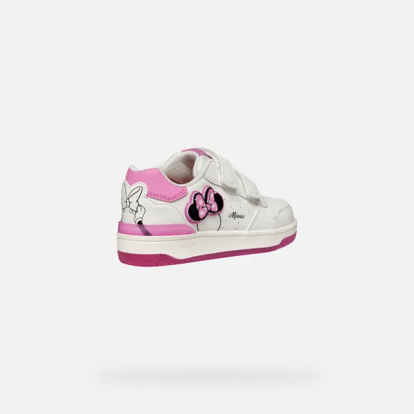 White Girls Geox Washiba Sneakers - Girls