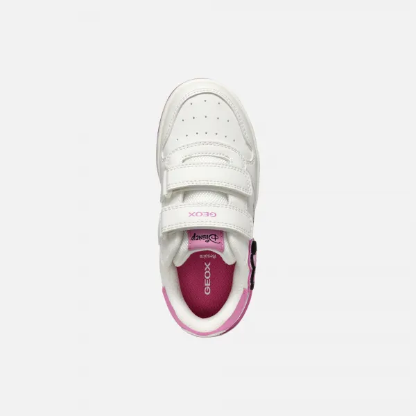 White Girls Geox Washiba Sneakers - Girls