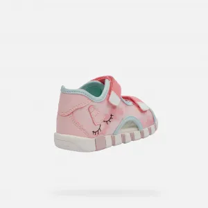 Girls First Steps Sandals Geox Iupidoo Pink - Girls