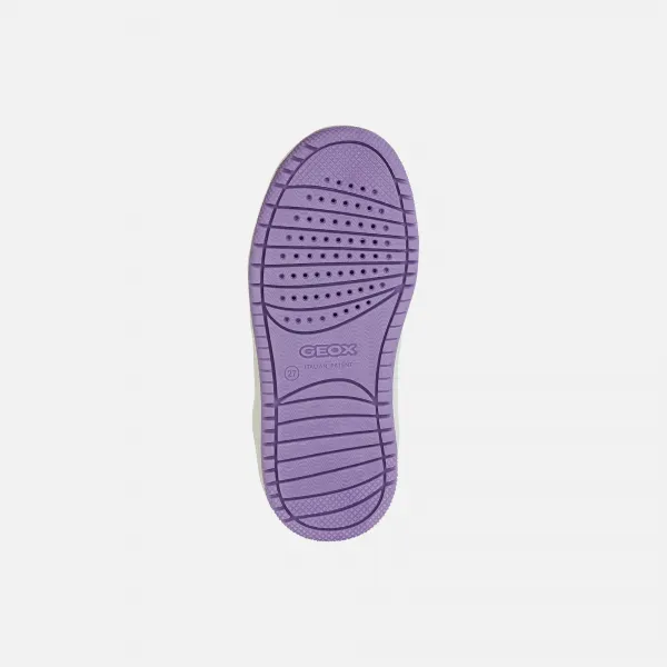 White Girls Geox Washiba Sneakers - Girls