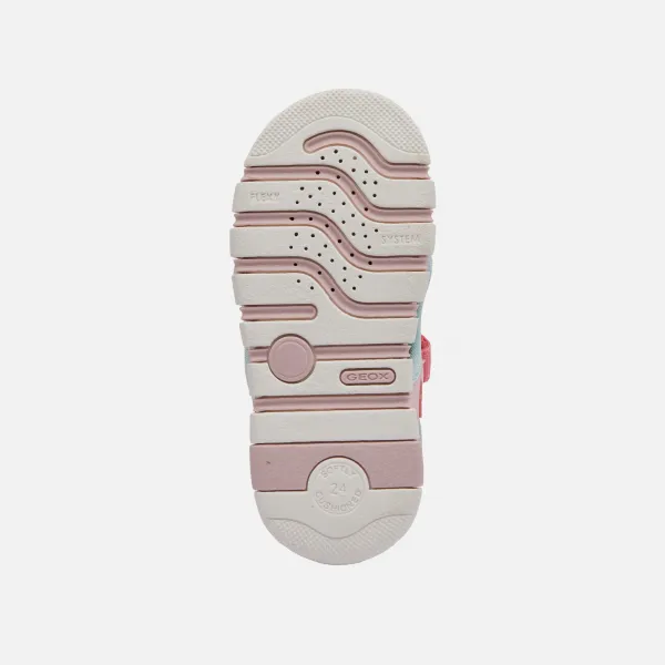 Girls First Steps Sandals Geox Iupidoo Pink - Girls