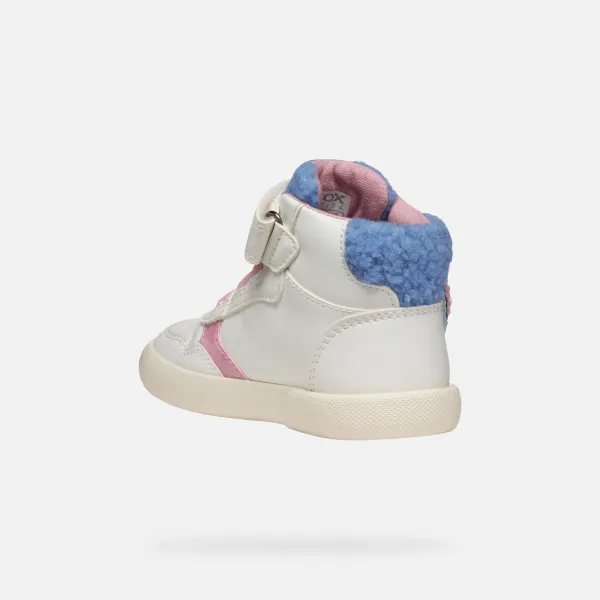 Girls First Steps Geox Gisli White - Girls