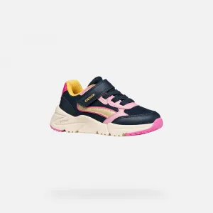Dark Blue Girls Sneakers Geox Loftus - Girls