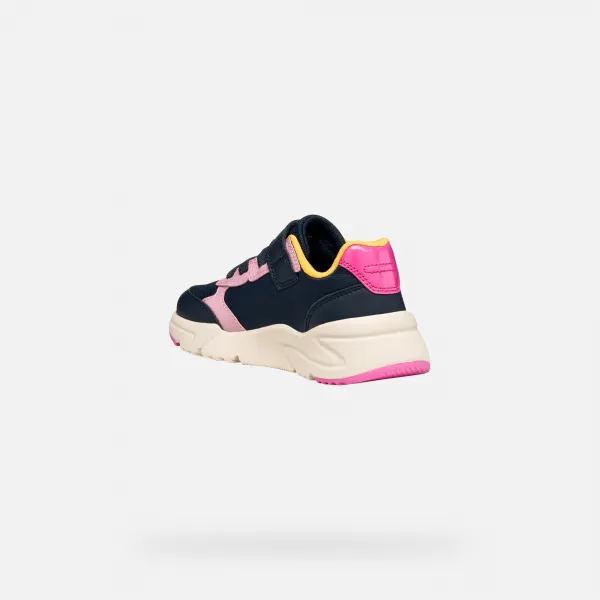 Dark Blue Girls Sneakers Geox Loftus - Girls