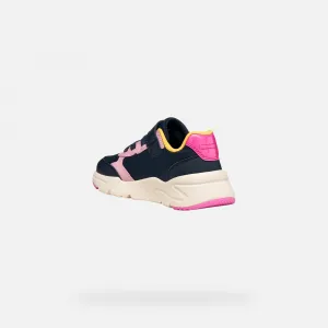 Dark Blue Girls Sneakers Geox Loftus - Girls