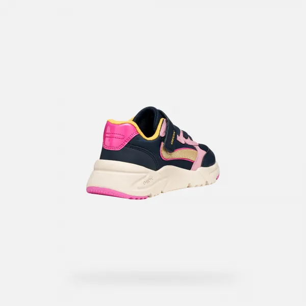Dark Blue Girls Sneakers Geox Loftus - Girls