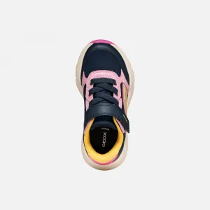 Dark Blue Girls Sneakers Geox Loftus - Girls