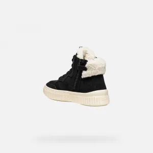 Black Girls Geox Laquinny WPF Sneakers - Girls