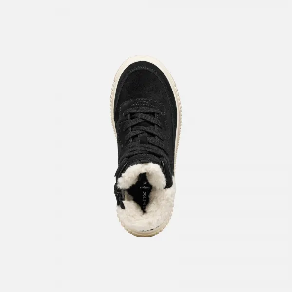 Black Girls Geox Laquinny WPF Sneakers - Girls