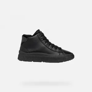 Black Girls' Sneakers Geox Laquinny - Girls