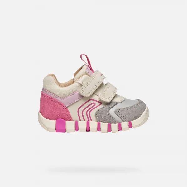 Girls' First Steps Geox Iupidoo Grey - Girls