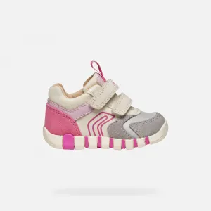 Girls' First Steps Geox Iupidoo Grey - Girls