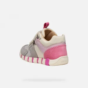 Girls' First Steps Geox Iupidoo Grey - Girls