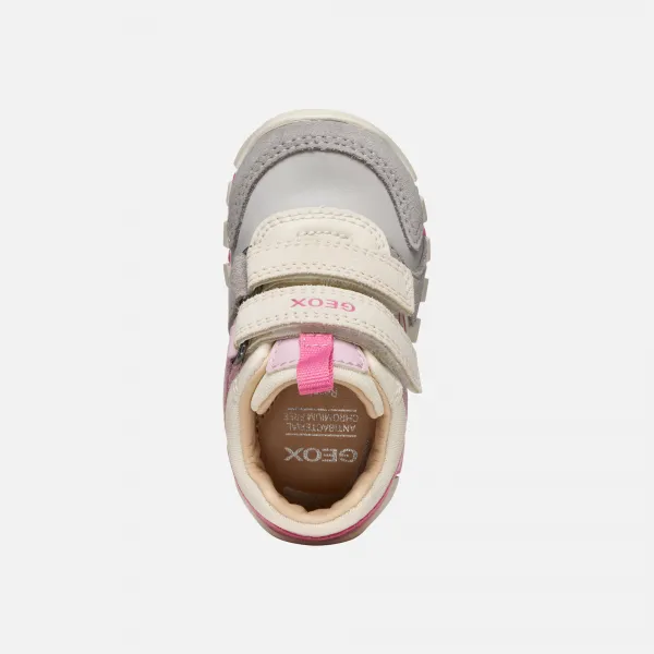 Girls' First Steps Geox Iupidoo Grey - Girls