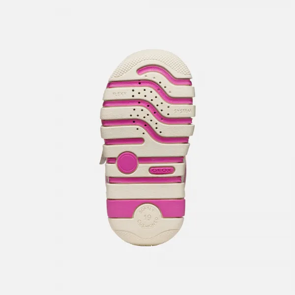 Girls' First Steps Geox Iupidoo Grey - Girls
