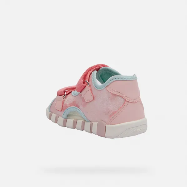 Girls First Steps Sandals Geox Iupidoo Pink - Girls