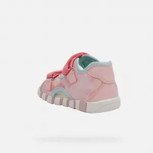 Girls First Steps Sandals Geox Iupidoo Pink - Girls