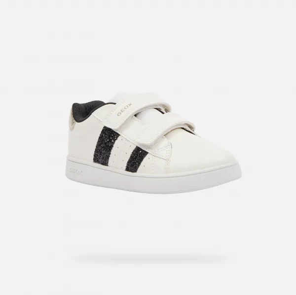 White Girls Sneakers Geox Eclyper Girl - Girls