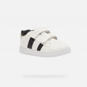 White Girls Sneakers Geox Eclyper Girl - Girls