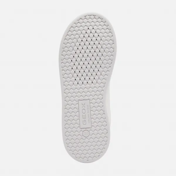 White Girls Sneakers Geox Eclyper Girl - Girls
