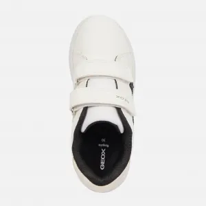 White Girls Sneakers Geox Eclyper Girl - Girls