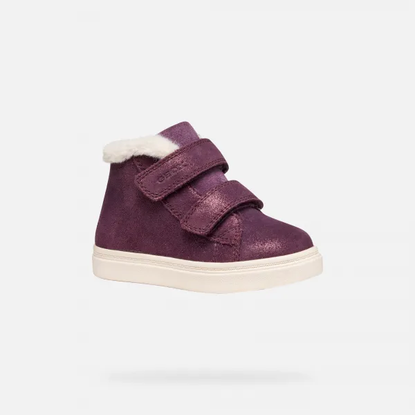 Girls First Steps Geox Nashik WPF Purple - Girls