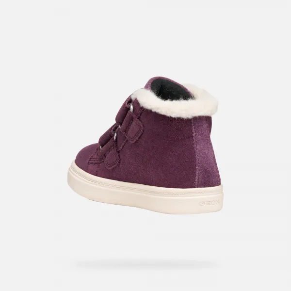 Girls First Steps Geox Nashik WPF Purple - Girls