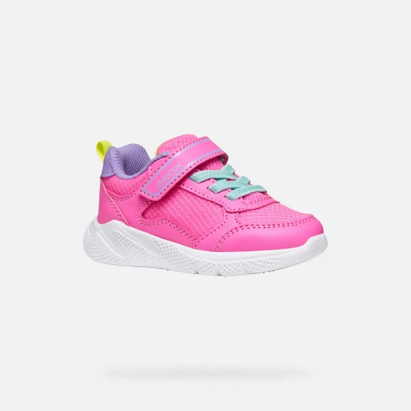Girls First Steps Geox Sprintye Pink - Girls