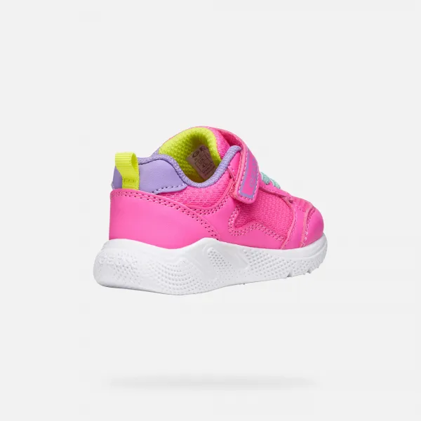 Girls First Steps Geox Sprintye Pink - Girls