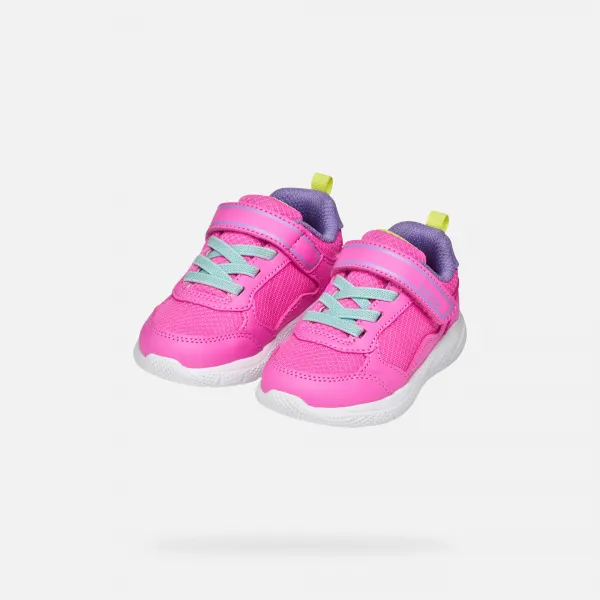 Girls First Steps Geox Sprintye Pink - Girls