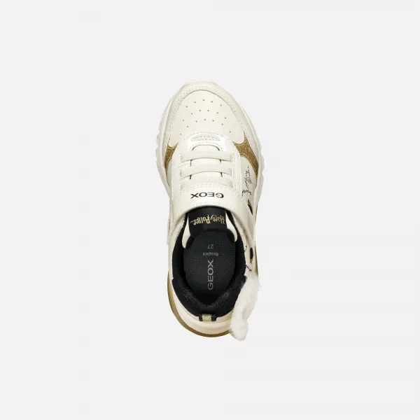 Cream Girls Sneakers Geox Ciberdron Harry Potter - Girls