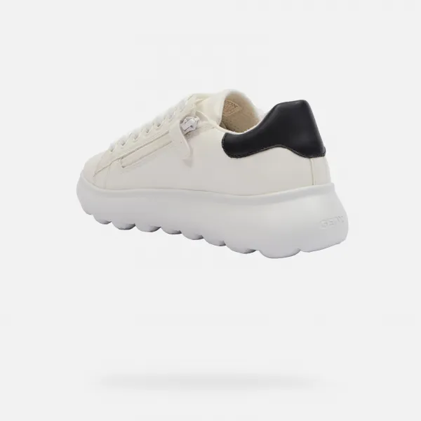 White Girls Geox Puffypop Sneakers - Girls