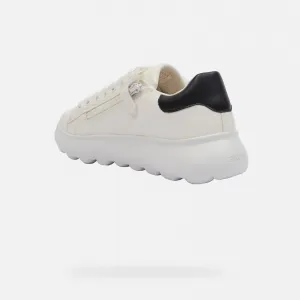 White Girls Geox Puffypop Sneakers - Girls