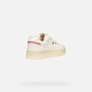 Cream Girls' Sneakers Geox Lestrella - Girls