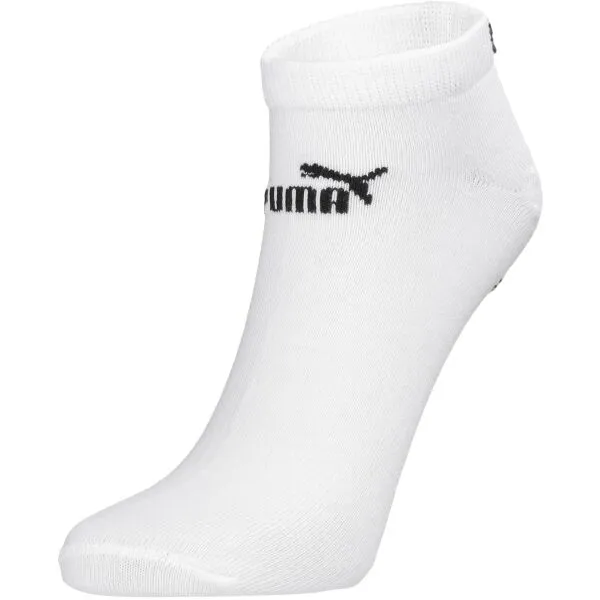Puma ELEMENTS UNISEX PLAIN SNEAKER 3P Unisex ponožky, biela, veľkosť