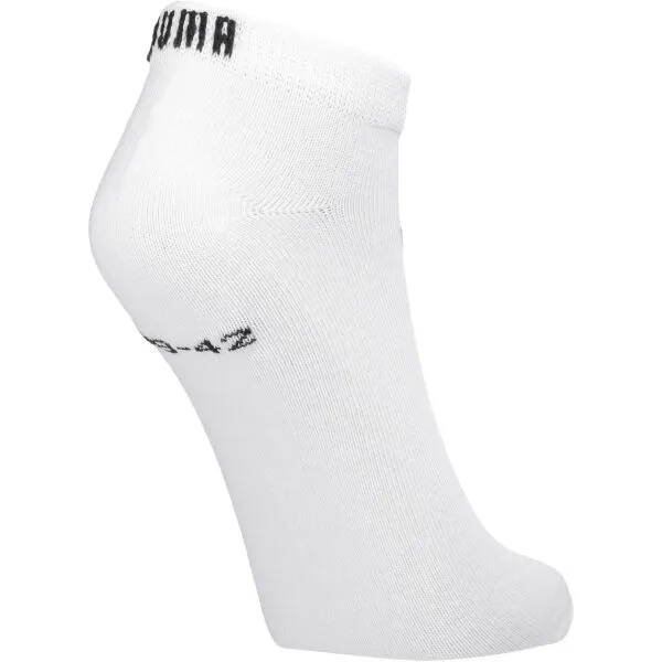 Puma ELEMENTS UNISEX PLAIN SNEAKER 3P Unisex ponožky, biela, veľkosť