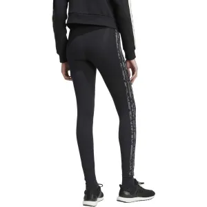 adidas W AOP LEGGINGS Dámske legíny, čierna, veľkosť