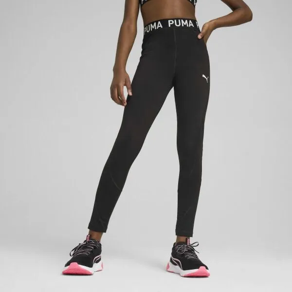 Puma STRONG TRAIN TIGHTS G Dievčenské legíny, čierna, veľkosť